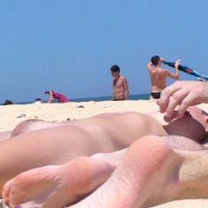 spy on nudists beach