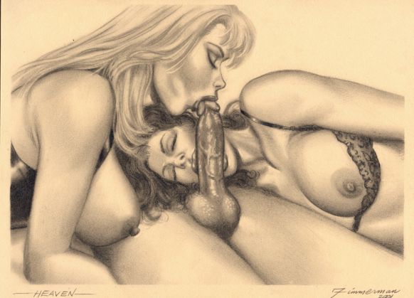 Подборка секс рисунков девушек- 35 картинок