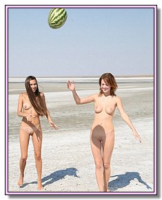 lazy damsels enjoys nudist life on the beach holidays