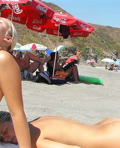 obscene teeny nudists wants sex right now FKK beach